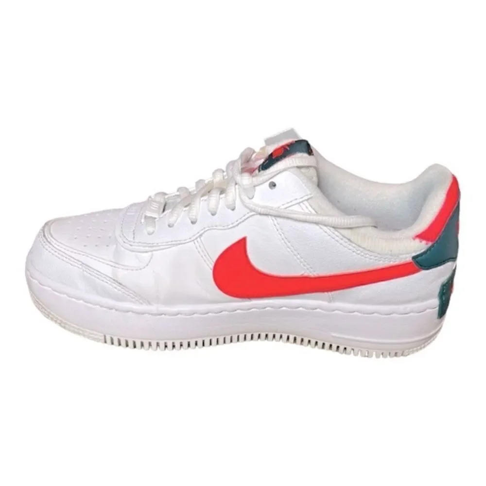 Nike Womens Air Force 1 Shadow White Sneakers
